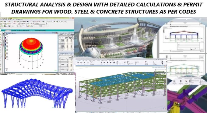 Bestseller - do structural drawing, design calculations for wood, steel, concrete structures