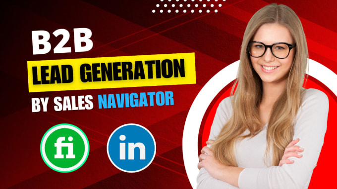 Gig Preview - Do b2b ai lead generation by linkedin sales navigator