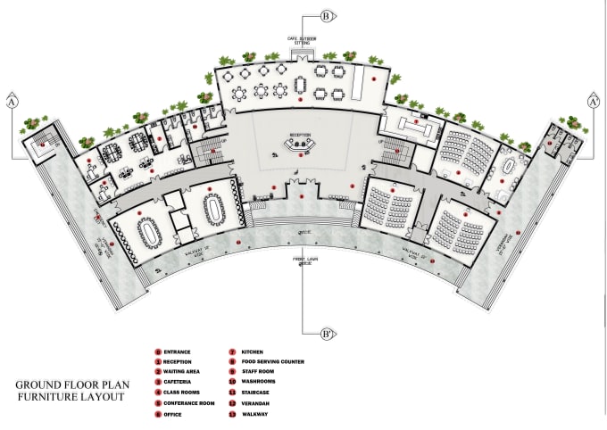 Gig Preview - Design, render, and color 2d landscape, floor plans, and section