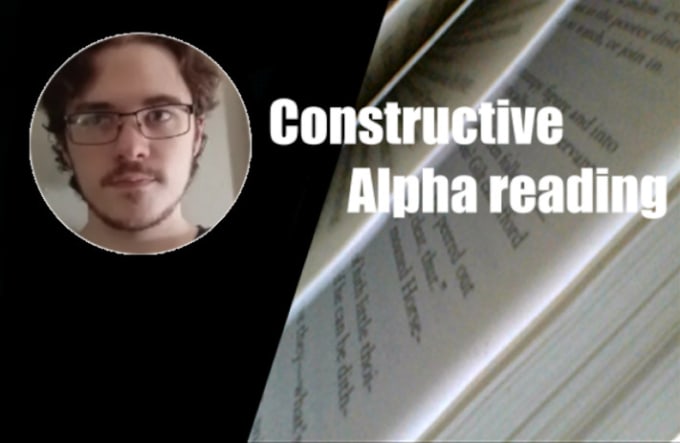 Bestseller - be your alpha reader for an unfinished manuscript