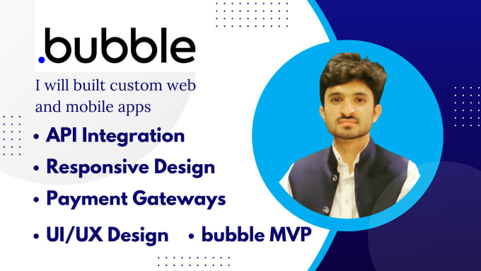 Gig Preview - Develop bubble io mobile and web apps API integration and mvp