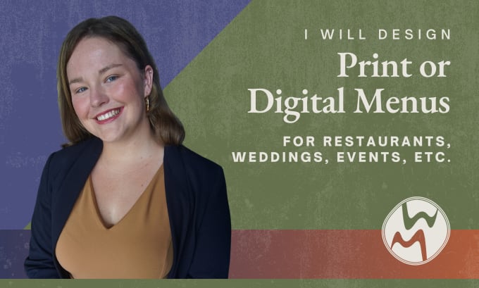 Gig Preview - Design your print menu or digital menu