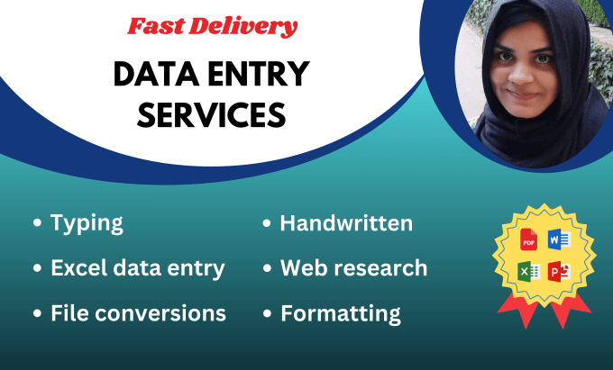 Gig Preview - Do fast and accurate data entry, typing, word, PDF, file conversions