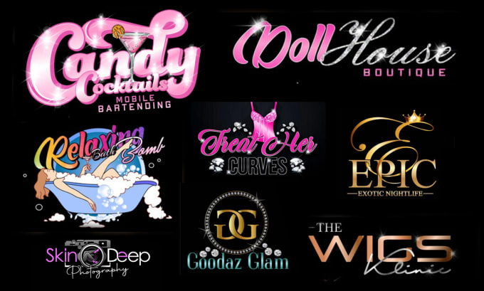 Gig Preview - Do luxury boutique clothing, girly fashion or brand logo design