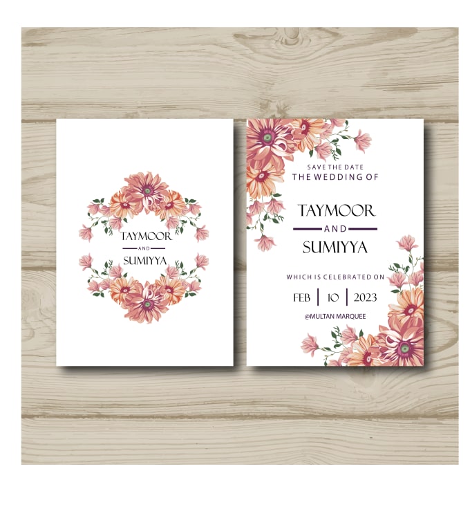 Bestseller - design an elegant wedding invitation card