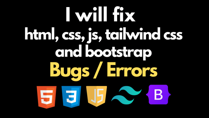 Gig Preview - Fix html css js bugs issues and responsive issues