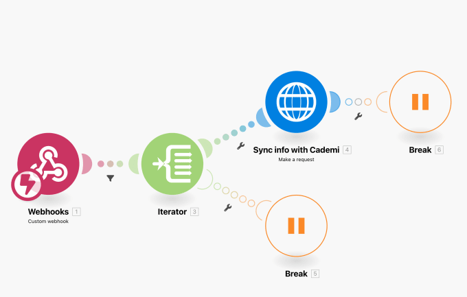 Gig Preview - Integrate woocommerce with cademi via make