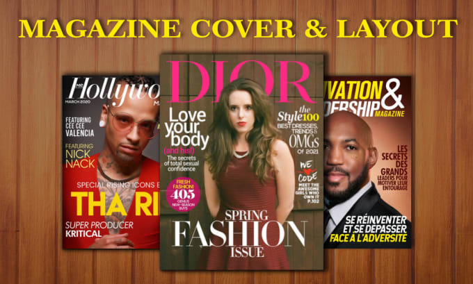 Gig Preview - Design professional and eye catching  magazine cover design