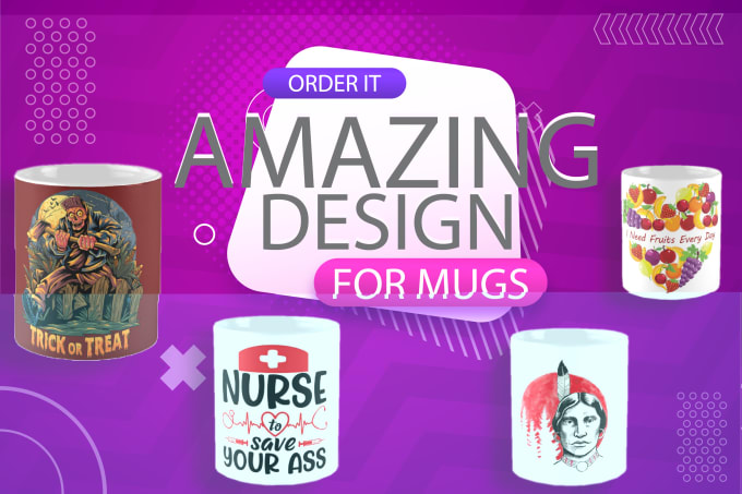 Gig Preview - Create a custom and personalized mug design