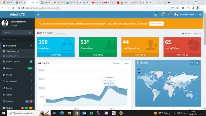 Gig Preview - Create portal for the employee job admin panel dashboard complain system