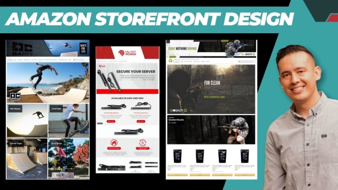 Gig Preview - Create an amazon storefront design for your brand