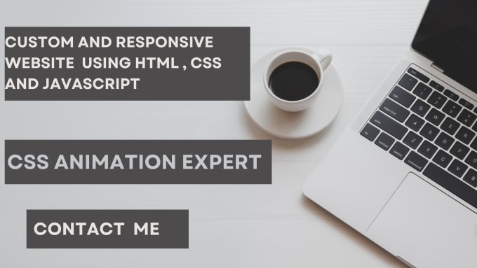 Gig Preview - Create HTML CSS and javascript responsive websites