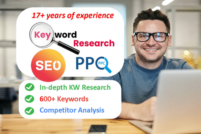 Gig Preview - Best seo google ads keyword research and competitor analysis