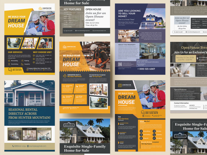 Gig Preview - Design a professional, flier and brochure for your real estate business