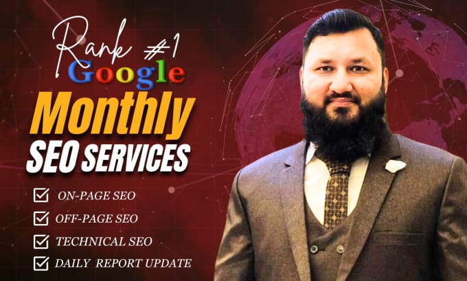 Gig Preview - Do a monthly SEO service with high da backlinks for google ranking