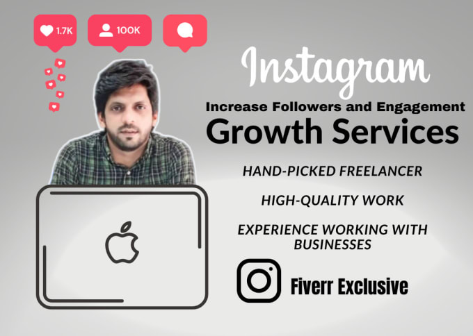 Gig Preview - Promote and manage your instagram page organically