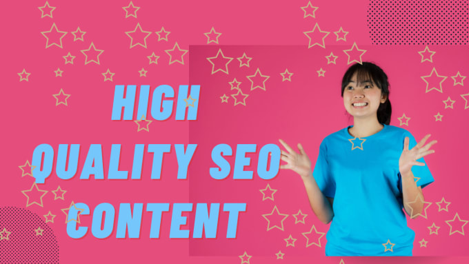 Gig Preview - Do you need high quality SEO content that will help you rank on google