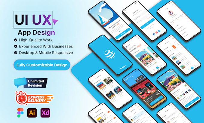 Bestseller - design mobile app UI UX design, wireframe prototype for IOS and android in figma