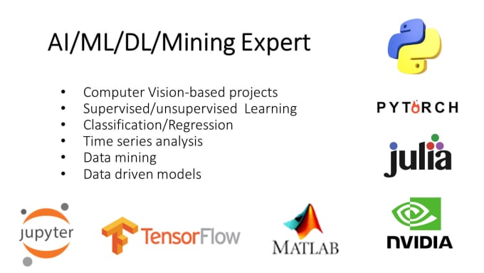 Gig Preview - Be your ml, dl expert