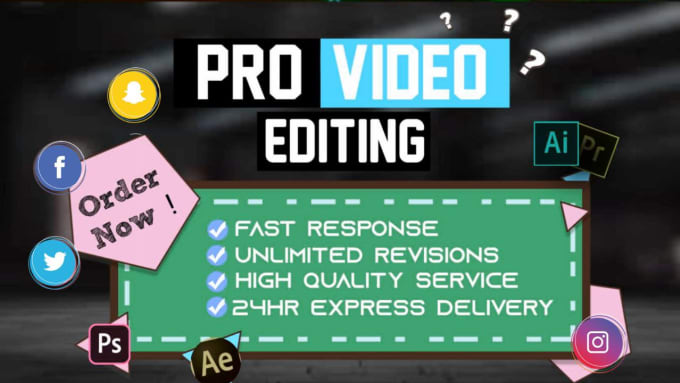 Gig Preview - Do professional youtube video editing, video editors