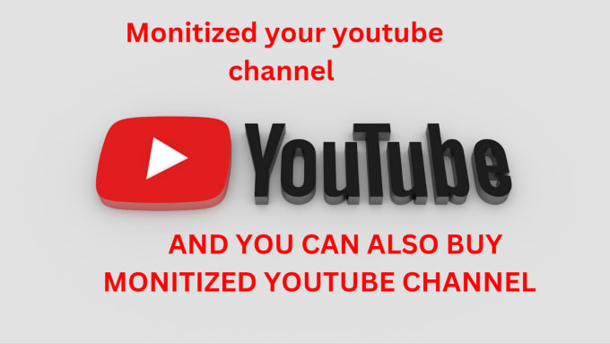 Gig Preview - Do complete your youtube channel monetization