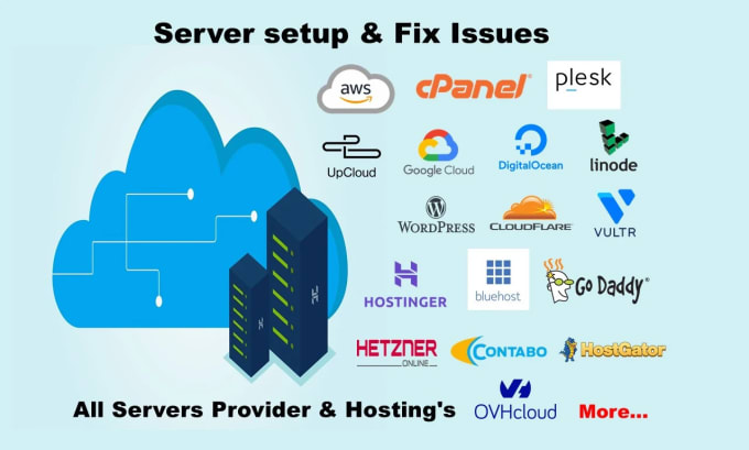 Gig Preview - Setup, fix cpanel, digitalocean, vps, google cloud, AWS, plesk