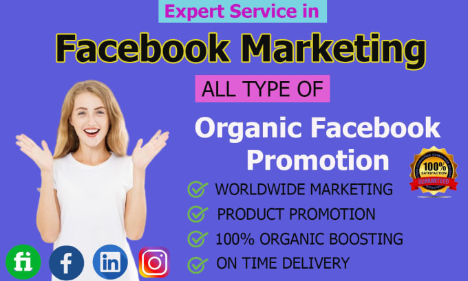 Gig Preview - Do grow your business with organic facebook promotion