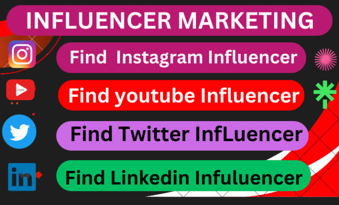 Gig Preview - Be find and best social media influencer for you