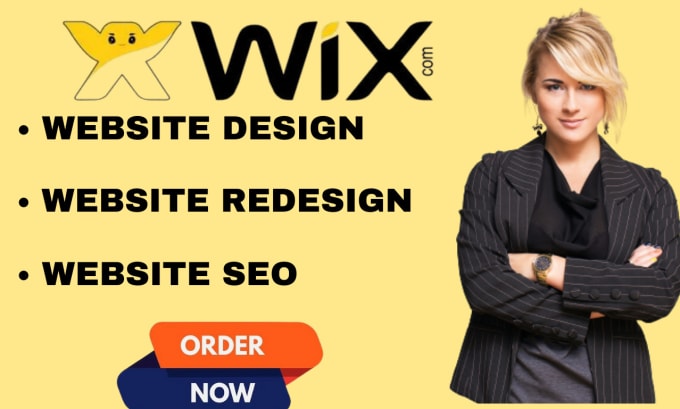 Gig Preview - Do wix website design, wix website redesign, wix redesign