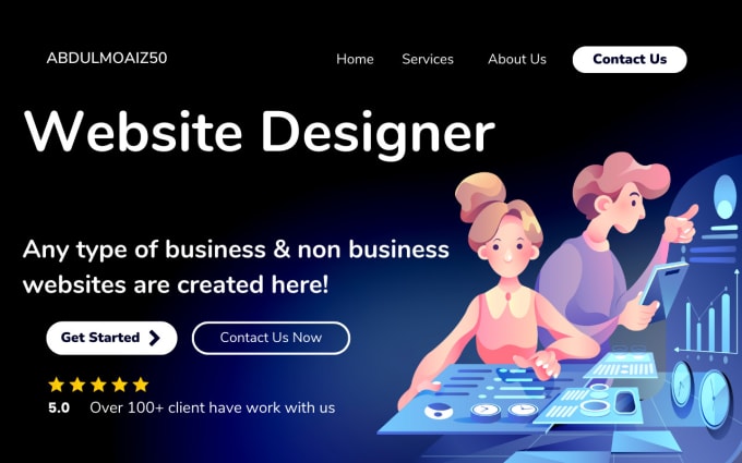 Gig Preview - Create any type of business website in no time