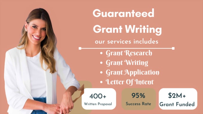 Gig Preview - Write grant proposal, letter of intent and grant