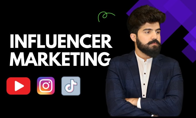 Gig Preview - Be your instagram and youtube influencer  marketing manager