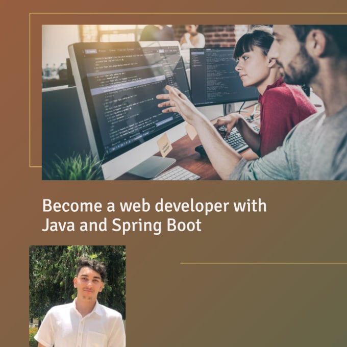 Gig Preview - Teach you web development using java , javaee and springboot