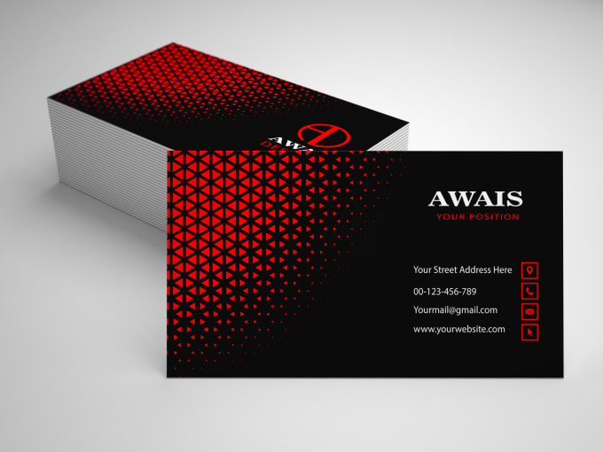 Gig Preview - Design minimalist professional business card