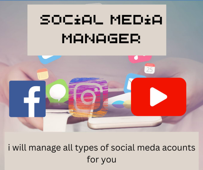 Gig Preview - Manage your social media channels