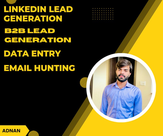 Gig Preview - Do email hunting and linkedin lead generation business