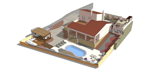 Gig Preview - Create an exterior sketchup 3d elevation for your home