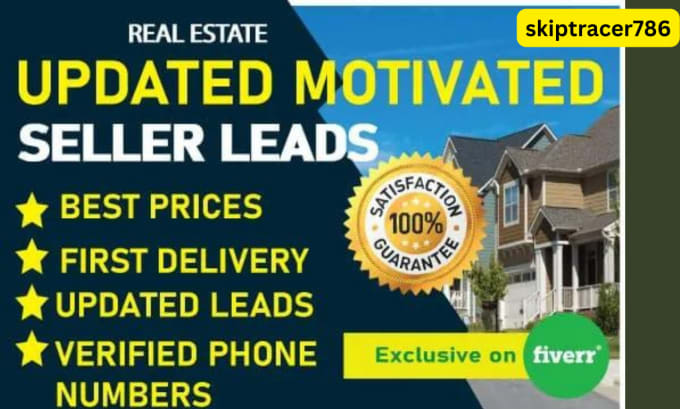 Gig Preview - Supply real estate motivated seller leads nationwide