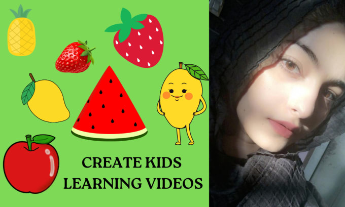 Gig Preview - Create kids learning videos