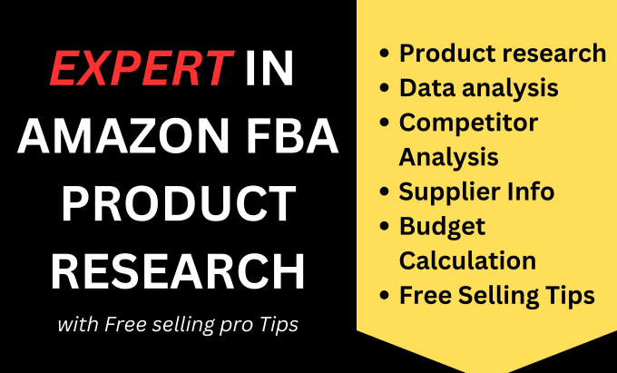 Gig Preview - Do amazon fba product research for fba pl, amazon product hunting