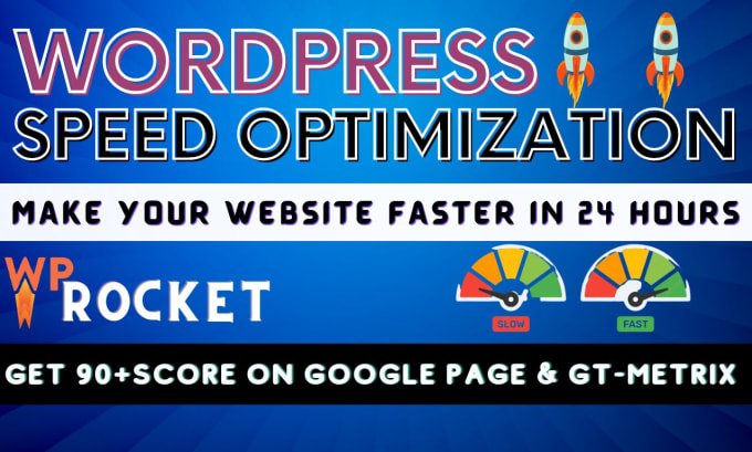 Gig Preview - Do wordpress speed optimization using google page speed