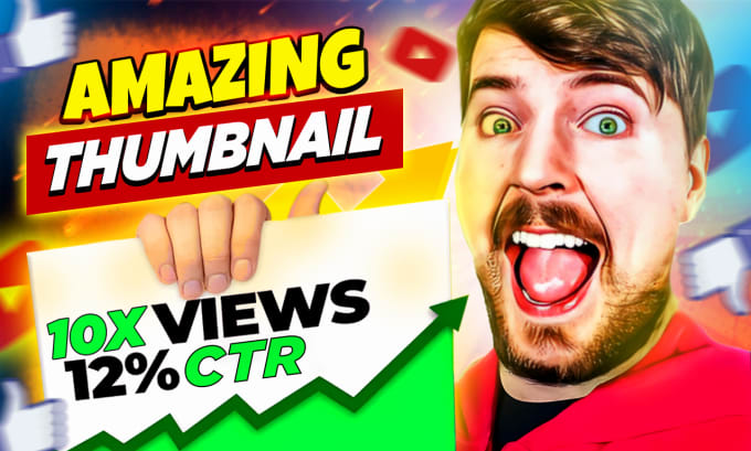 Gig Preview - Create best youtube thumbnail