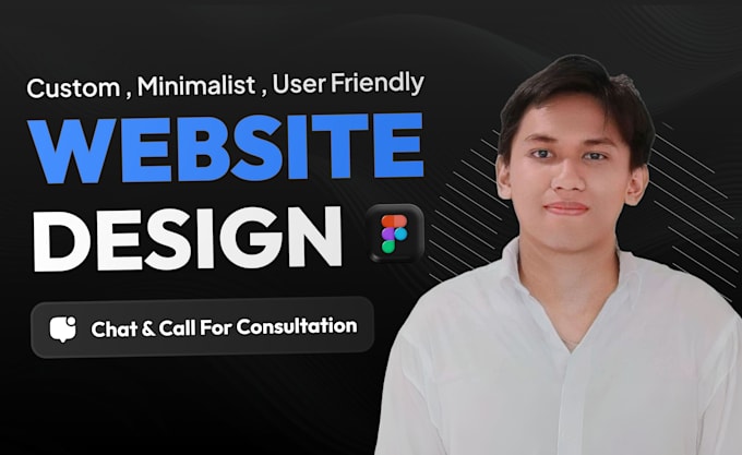 Bestseller - design minimalist service website landing page ui ux in figma for your business