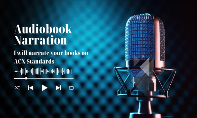 Gig Preview - Narrate and edit your audiobook on acx audible standards in 30 dollars