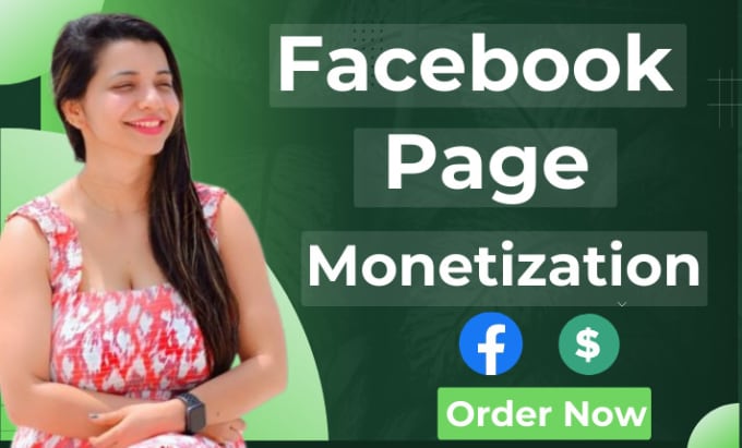 Gig Preview - Complete facebook page monetization organically