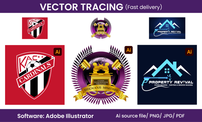 Gig Preview - Do vector tracing or convert raster to vector