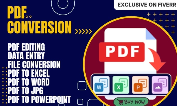 Bestseller - convert pdf to word, pdf to excel or powerpoint, data entry