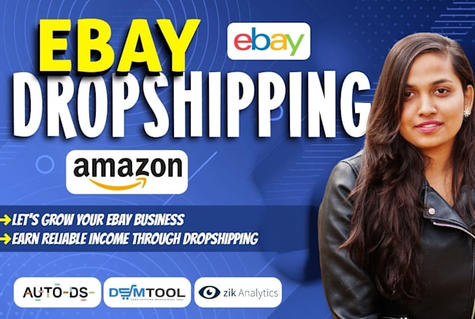 Gig Preview - Do amazon to ebay dropshipping top listings