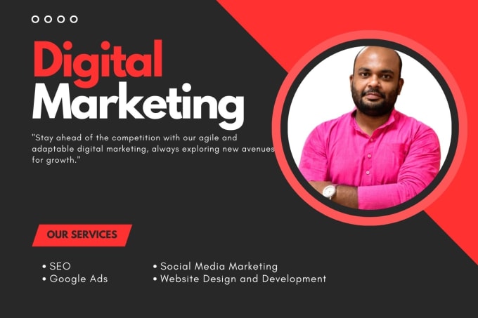 Gig Preview - Give full digital marketing, SEO, social media management service