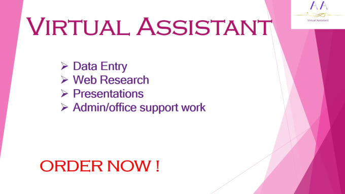 Gig Preview - Be your virtual assistant for data entry tasks